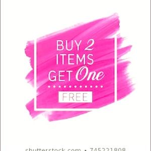 Buy two items get one free 🤭😁